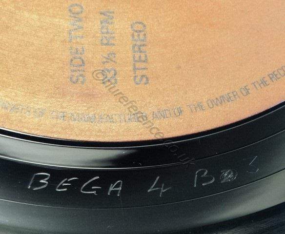 BEGA 4 'B' Side Matrix.